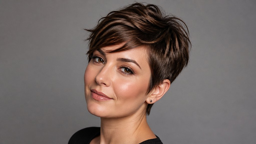 Best Short Haircuts for Women With Round Faces volume and texture essentials